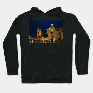 Rynek Glowny at Night Hoodie